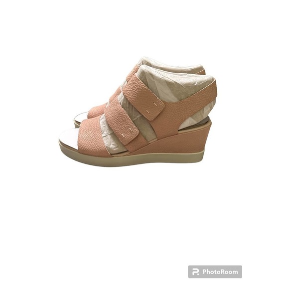 ECCO Shape Wedge Plateau Sandal in Rose Poussiere - Picture 7 of 11